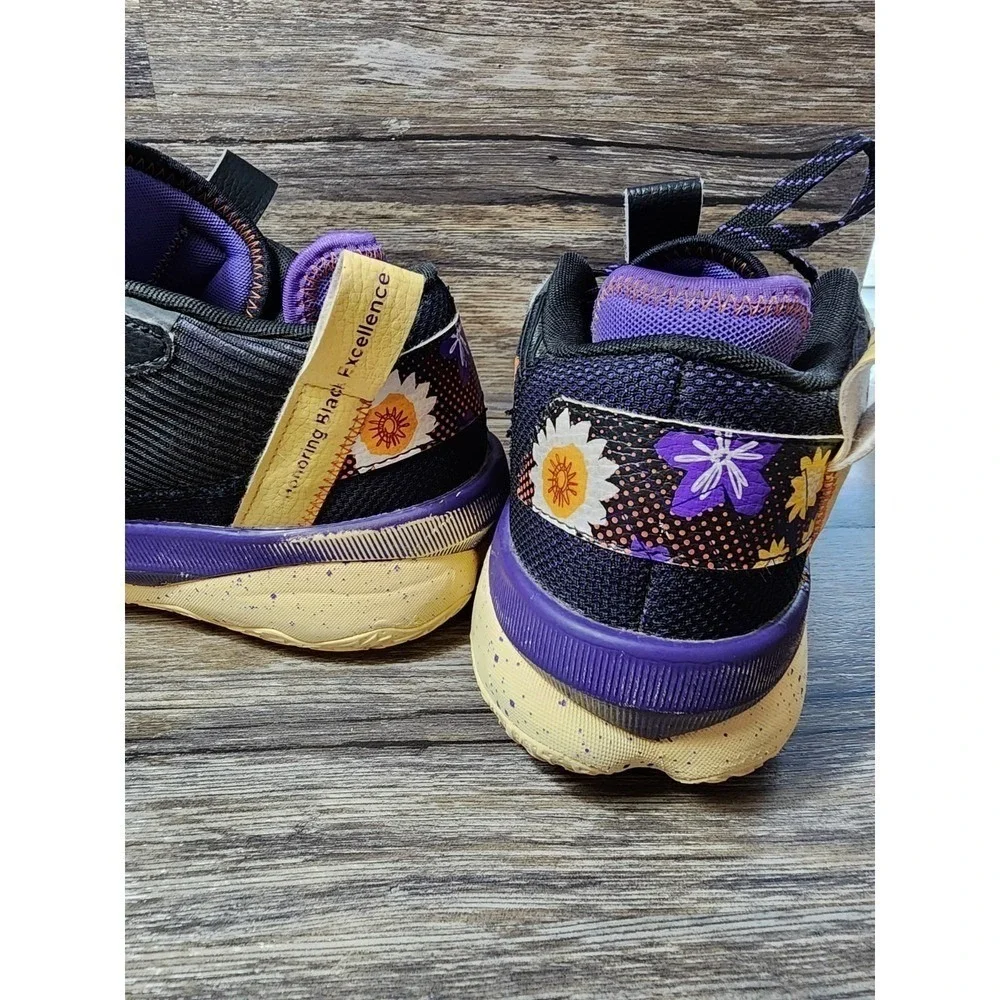 Adidas‎ Shoes Men 9 Dame 8 Black Excellence Purple Basketball Shoes Unisex